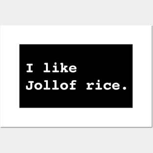 Jollof Rice Nigerian Food Posters and Art